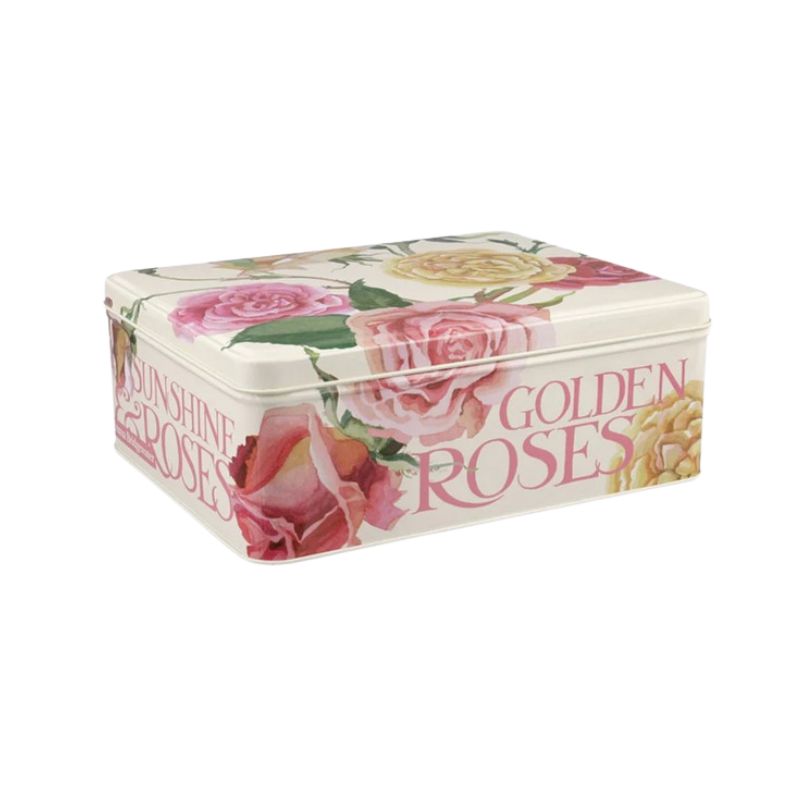 Emma Bridgewater Roses & Words Biscuit Tin NZ