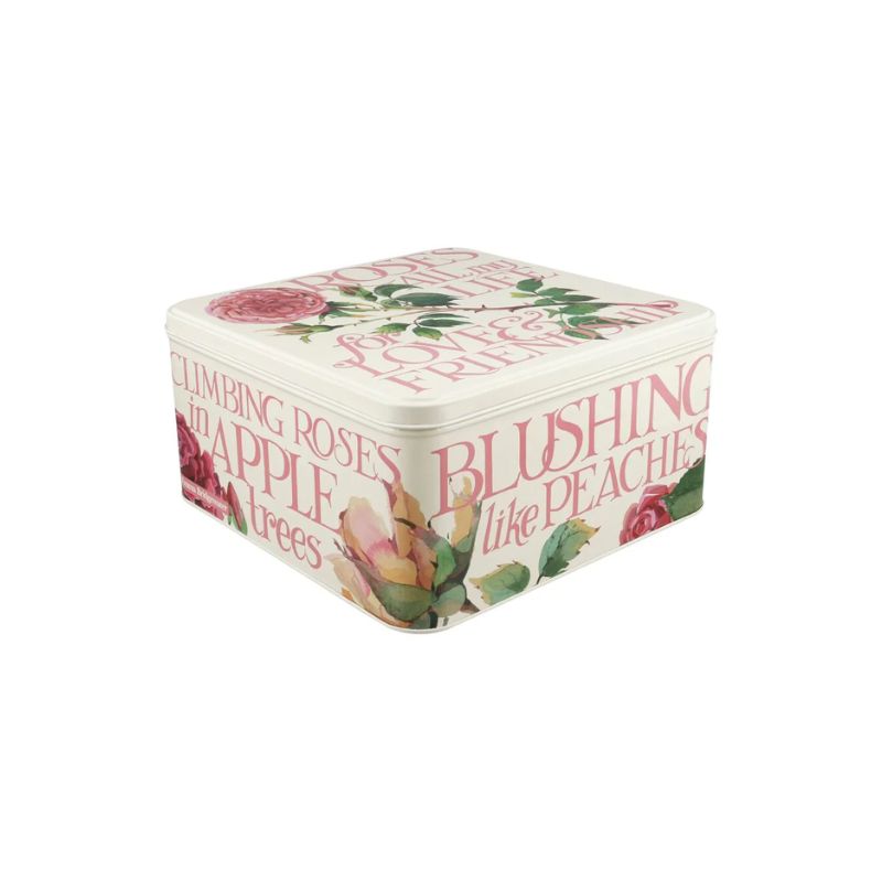 Medium sized Emma Bridgewater Roses & Words Cake Tin - NZ