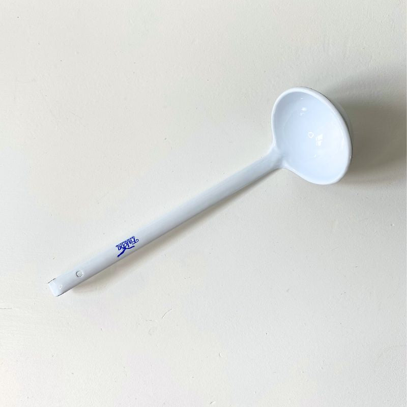 Falcon Enamel Ladle - White