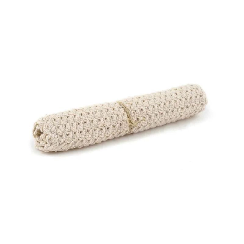 Hand crocheted Florence Cotton Wash Cloth.