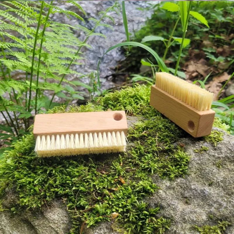 Florence Narrow Nail Brush with Tampico Bristles - a vegan nail brush option