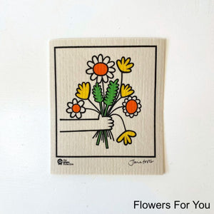 Flowers For You Spruce Cloth NZ