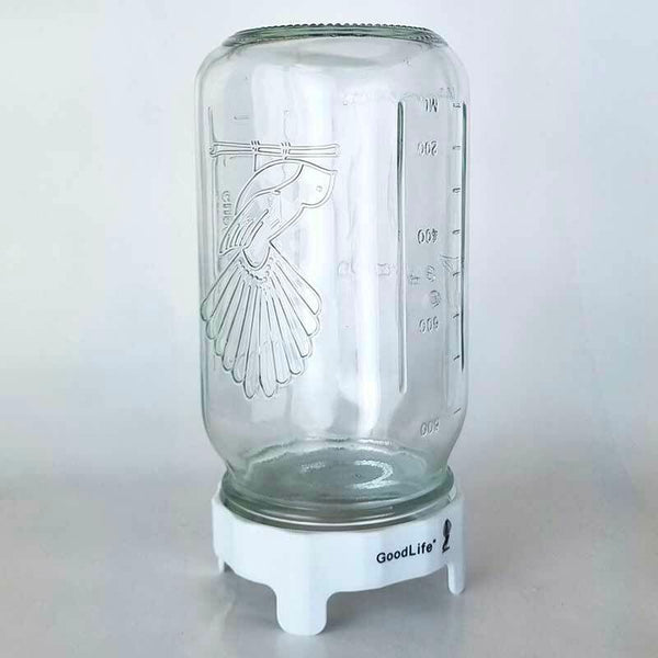Sprouting Jar Kits White & Green options (2 sizes available) Kiwi