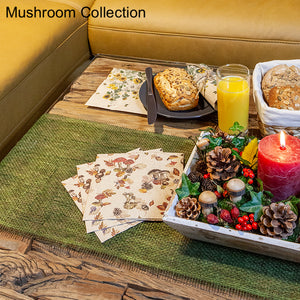 Home Fashion Mushroom Paper Napkins | NZ