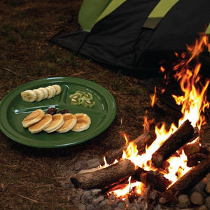 Hunt & Gather Enamel Camping Plate - Hunter Green | NZ