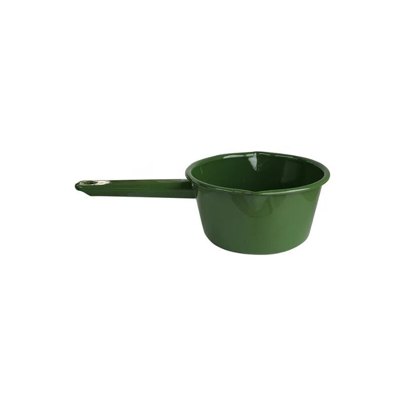 Hunt & Gather Enamel Milk Pan - Hunter Green