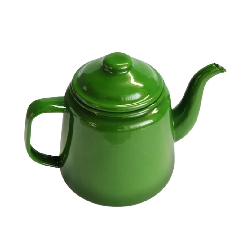 Hunt & Gather Teapot in Hunter Green shown against a white background.