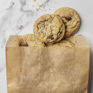 Chocolate chip biscuits inside If You Care Sandwich Bag - NZ