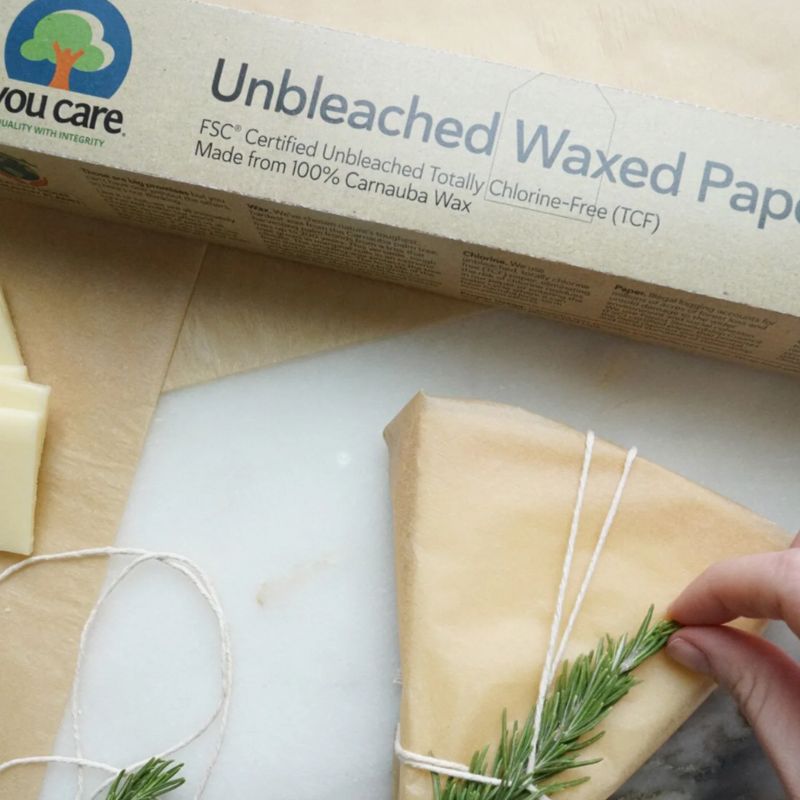 If You Care Unbleached Waxed Paper on a white background