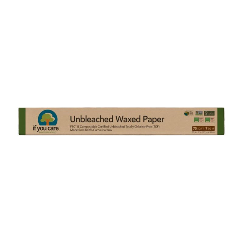 If You Care Unbleached Waxed Paper on a white background