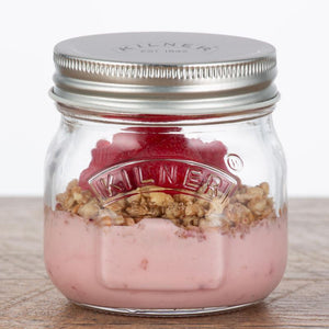 250 mL glass storage jar included in the Kilner Glass Yoghurt Making Set