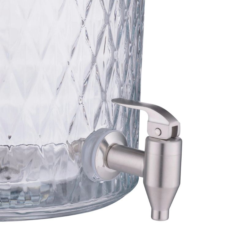 Kilner Diamond Drinks Dispenser - 8L on a white background.