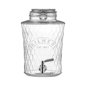 Kilner Diamond Drinks Dispenser - 5L