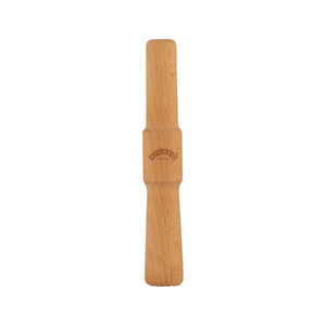 Kilner Fermentation Packer made from FSC beech wood with Kilner logo, designed for pressing vegetables in jars.