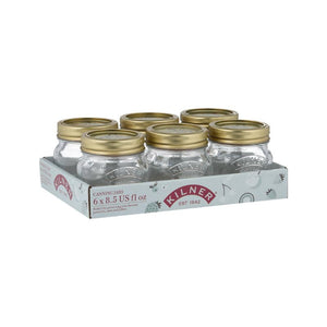 Full pack view of the 250 mL Kilner Genuine Preserve Jars