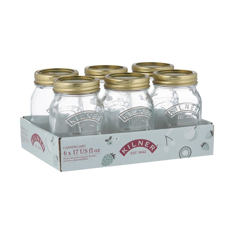 Full tray of the Kilner Genuine Preserve Jar in 500 mL sizing | NZ