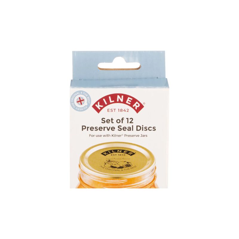 Kilner Genuine Preserve Seal Discs - regular mouth lids in a package of 12 discs.