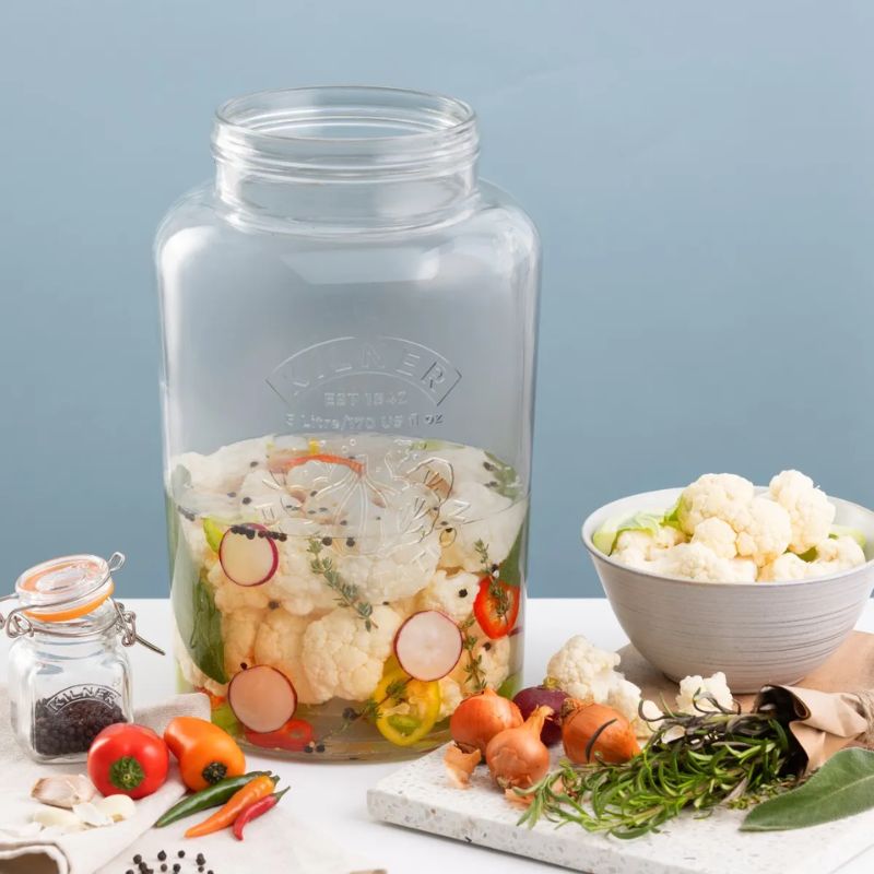 Kilner 5L Glass Fermentation Set shown in gift box.