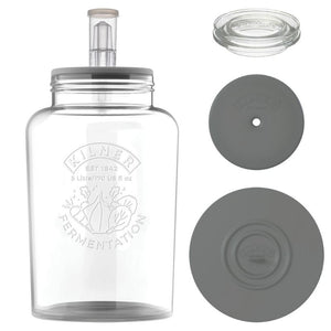 Components of the 5L Kilner Glass Fermentation Set.