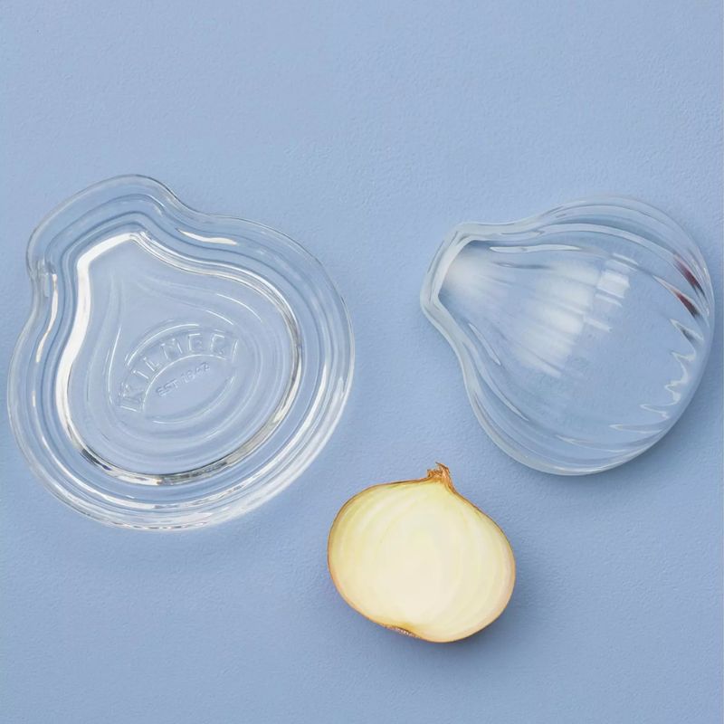 Kilner Glass Onion Keeper on a white background.