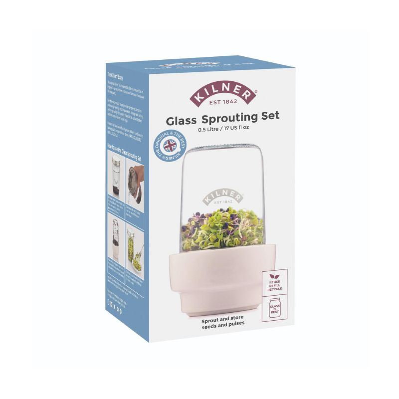 Kilner Glass Sprouting Set in gift box NZ