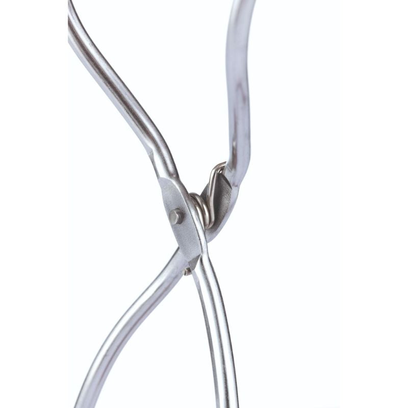 Close up of the spring loading mechanism on the Kilner jar tongs.