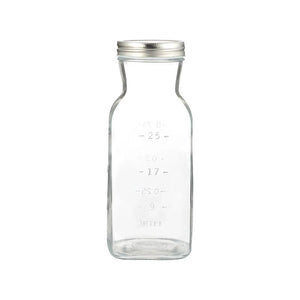 Reverse side of the Kilner 1L Juice & Sauce Bottle showing measurement markings.