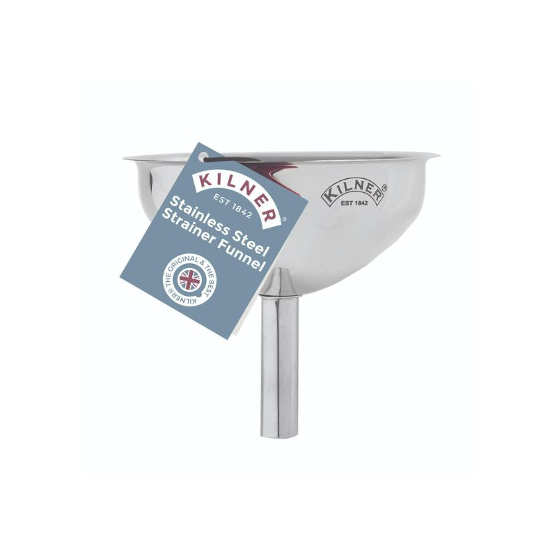 Kilner Stainless Steel Strainer Funnel with removable straining disc