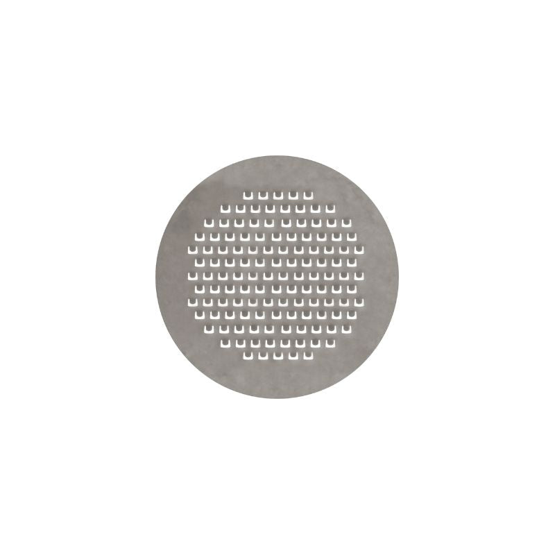 Close-up of Kilner stainless steel fine grater disc