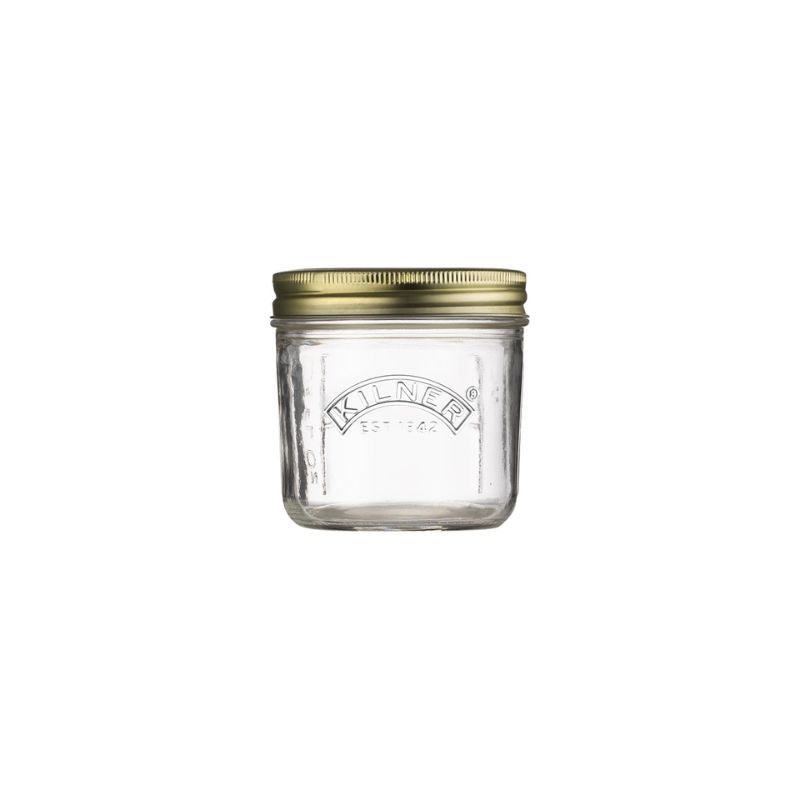 Kilner 200 mL Wide Mouth Preserve Jar shown on a white background.