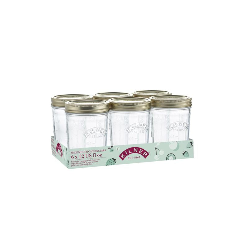 Full tray of the 350 mL Kilner Wide Mouth Preserve Jar | NZ