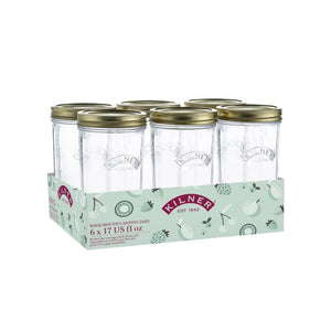 Full tray of the 500mL Kilner Wide Mouth Preserve Jars | NZ
