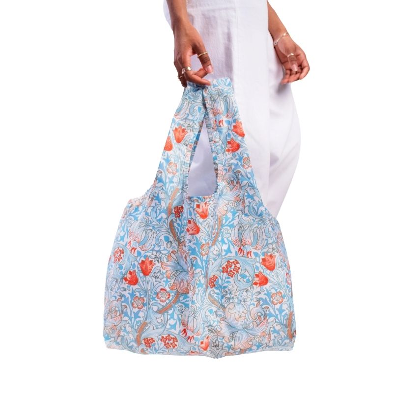 Kind Bag Reusable Shopping Bag - Golden Lily | William Morris NZ