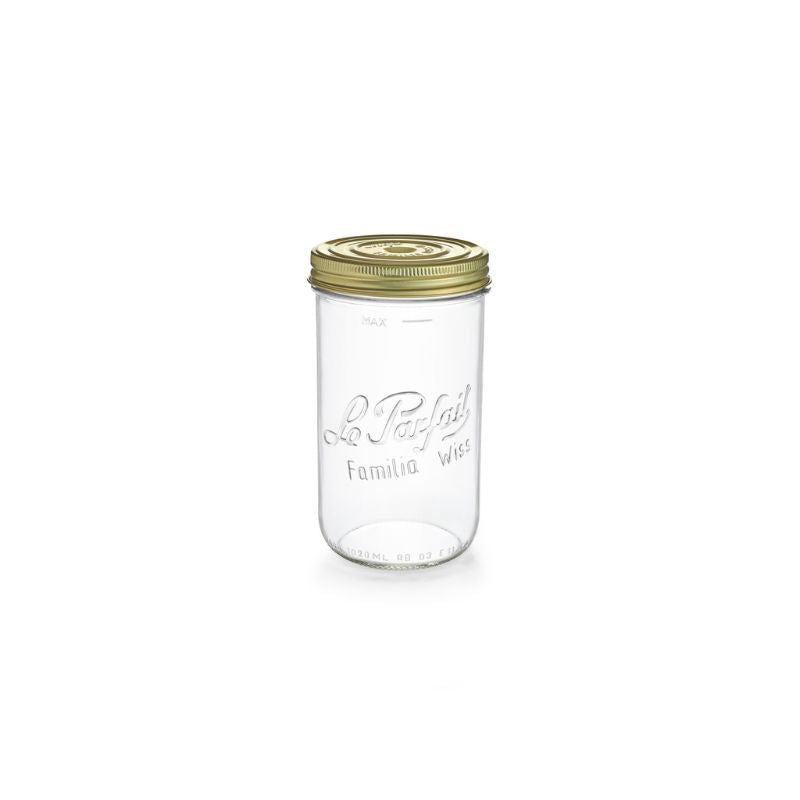 Le Parfait Familia Wiss Terrine Jars - 1000 mL (100 mm opening) 