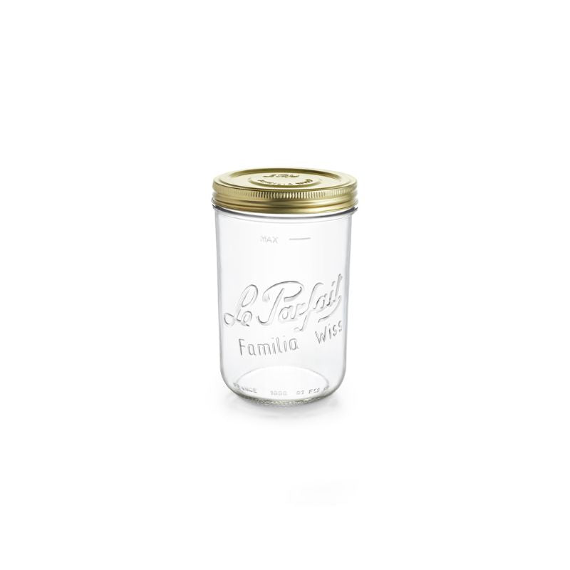 Le Parfait Familia Wiss Terrine Jars - 1000 mL (110 mm opening) 