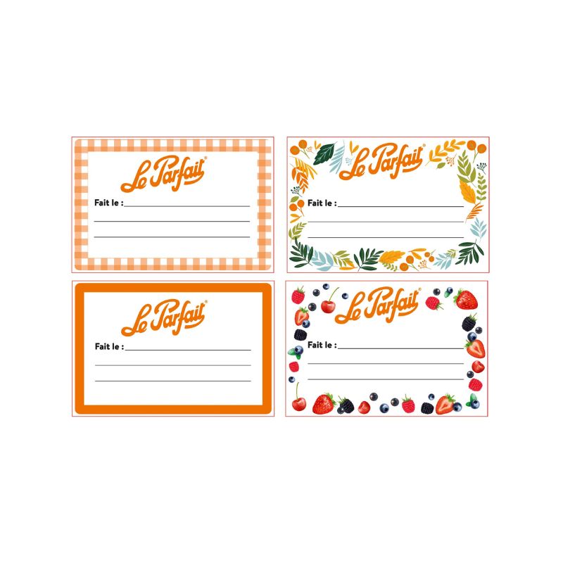 Le Parfait Jar Labels - Roll of 100 Labels | NZ