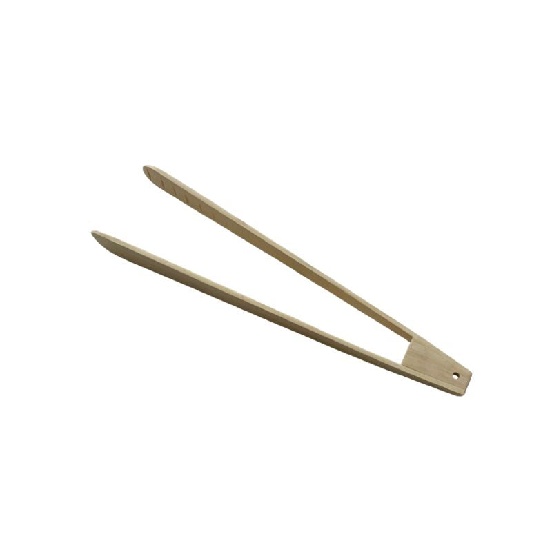 Le Souk Wooden Tongs in citrus wood.