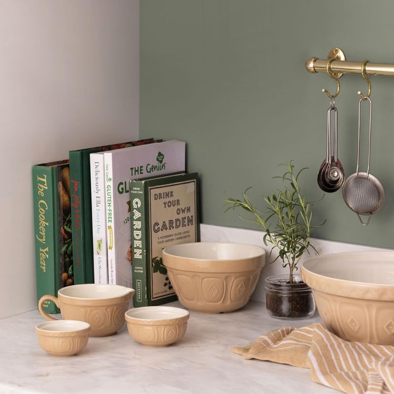 Mason Cash Cane Measuring Cups set of 3 shown against a white background.