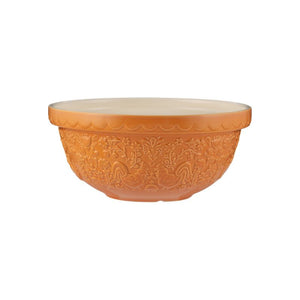 Mason Cash Home To Roost Hen Mixing Bowl in Orange (24cm) shown against a white background.