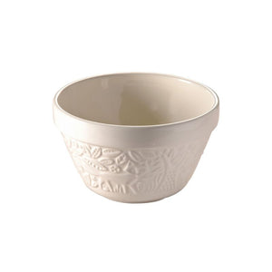 Mason Cash In the Forest Fox Pudding Basin in cream shown on a front on angle