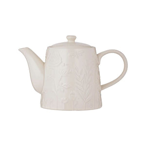 Mason Cash In The Meadow Cream Teapot on a white background