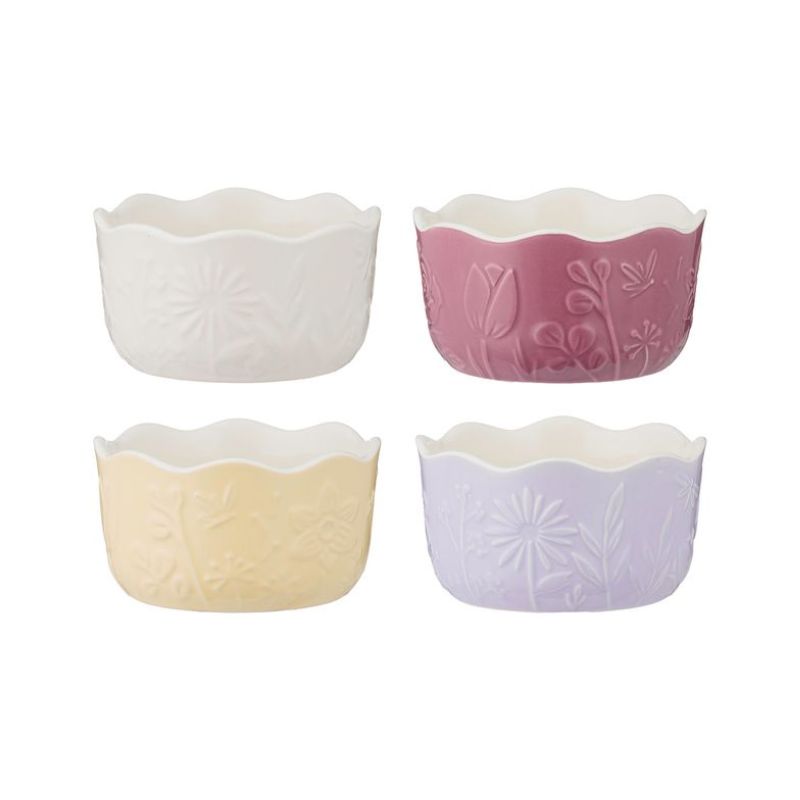Mason Cash In The Meadow Ramekins (Set of 4) on a white background.