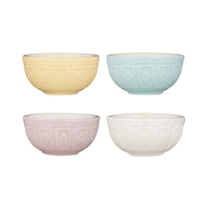 Mason Cash Pastel Prep Bowls (Set of 4) on a white background.
