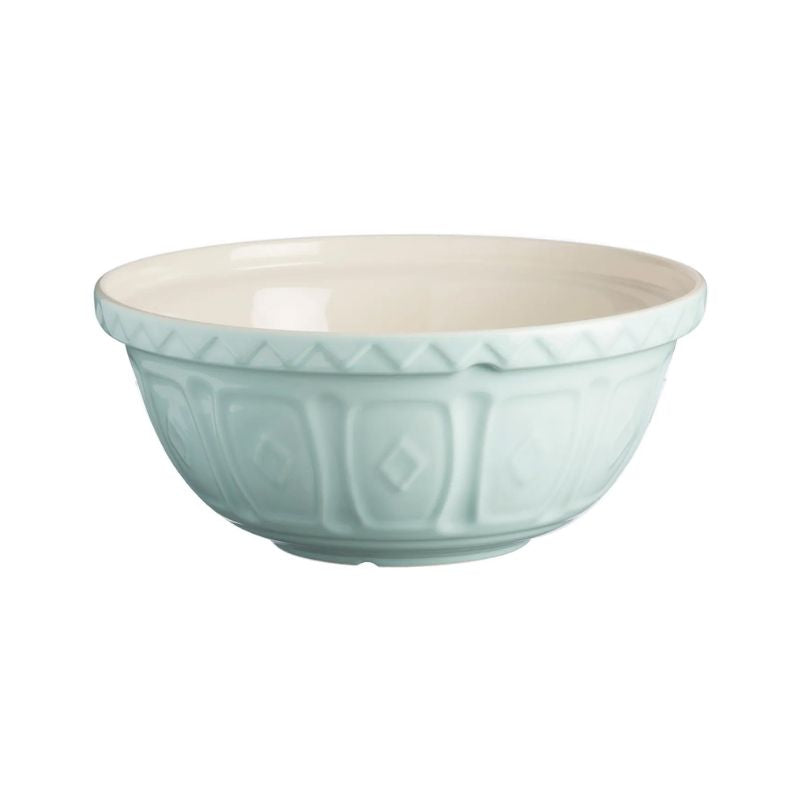 Mason Cash Powder Blue Colour Mixing Bowl shown against a white background.