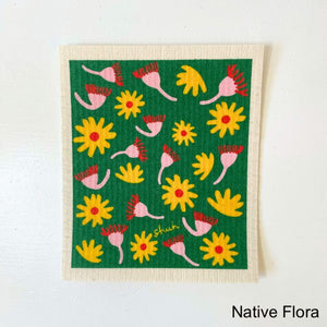 Native Flora Spruce Cloth NZ