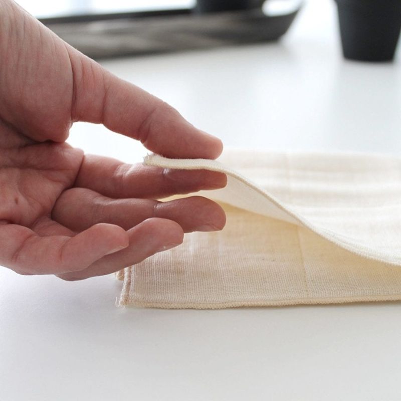 Nawrap Organic Cotton Mini Towel / Face Cloth - Ivory