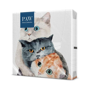 PAW Better Together Paper Napkins shown in retail packaging against a white background.