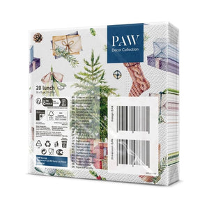 PAW Paper Napkins - Christmas at Home