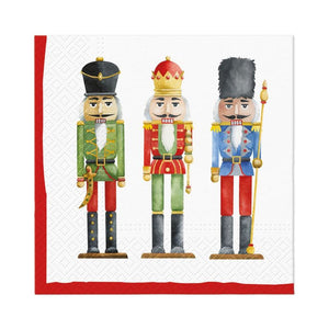 PAW Paper Napkins in the Nutcrackers Soldiers design on a white background.