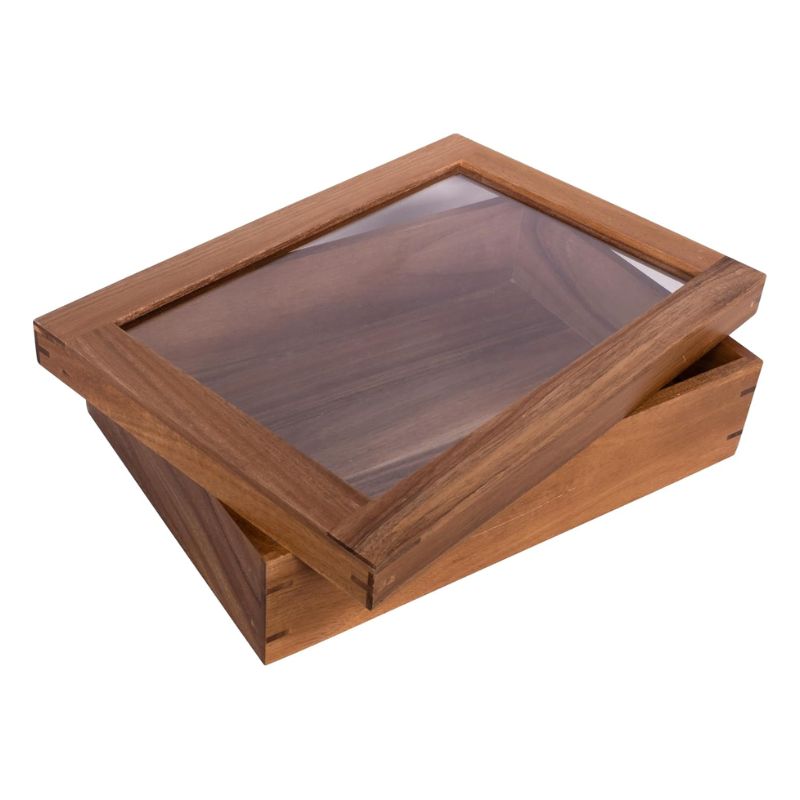 Peer Sorensen Grazing Box with transparent lid, angled side view